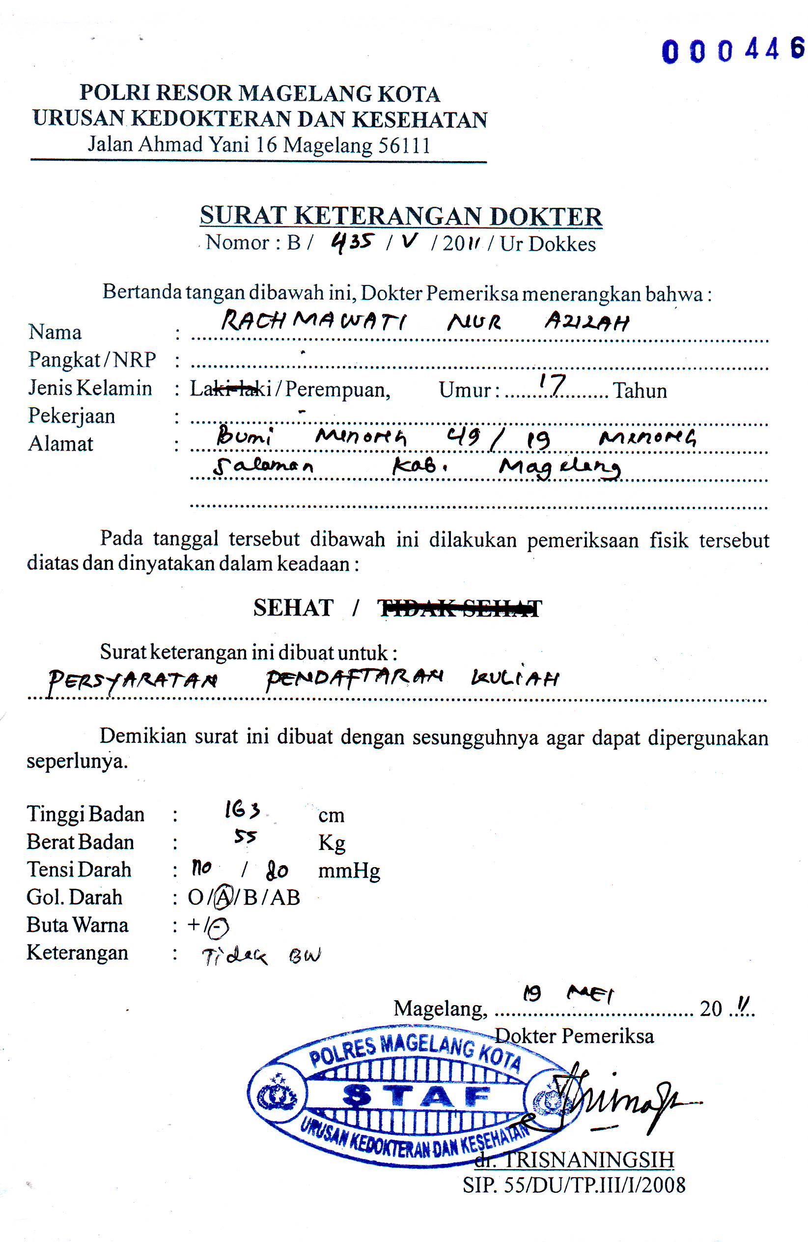 Download Surat Keterangan Sakit Dari Puskesmas Makassar Gif